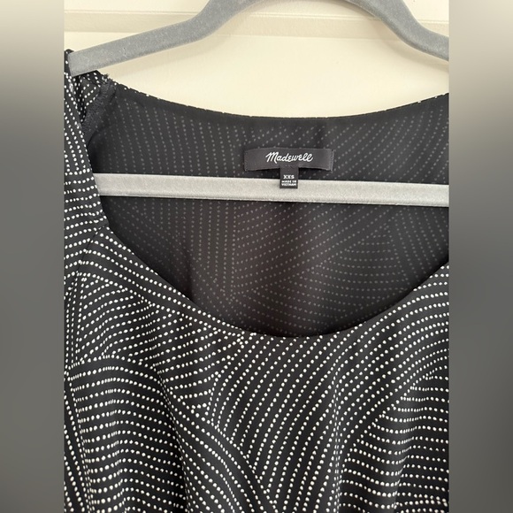 Madewell Balloon Sleeve Ruched midi dress size xxs - Picture 7 of 9